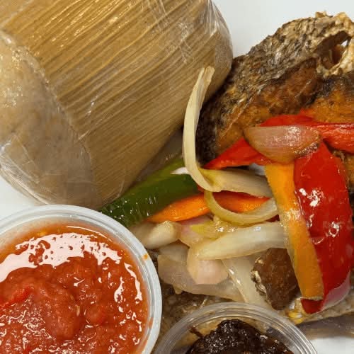 Accra Kenkey + Fried Croaker/4.