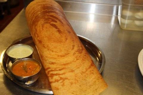 Mushroom Masala Dosa.