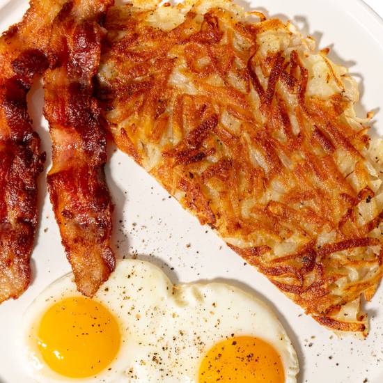 2 Eggs Any Style w/Ham Box.