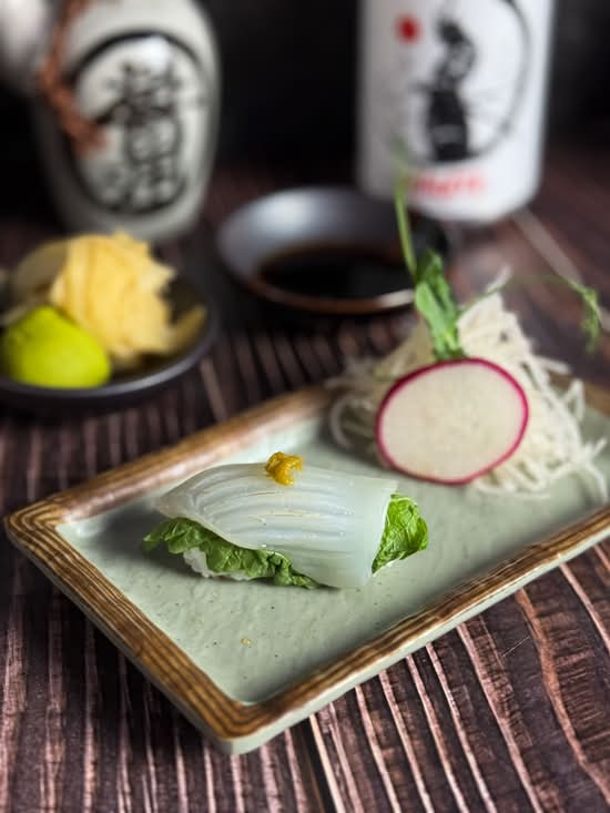 Shiso Squid.