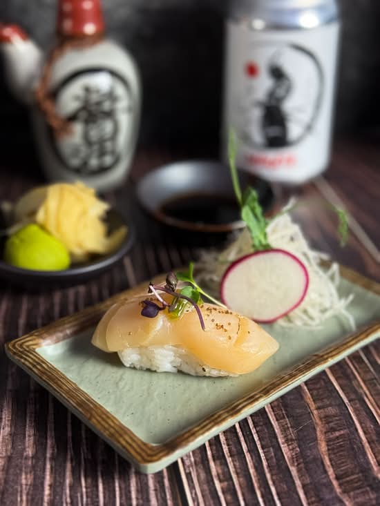 Aburi Hokkaido Scallop.