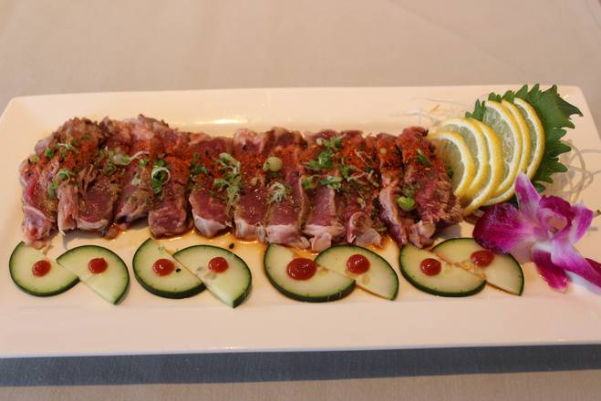 Beef Sashimi.