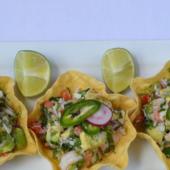 Tostadas de Ceviche.