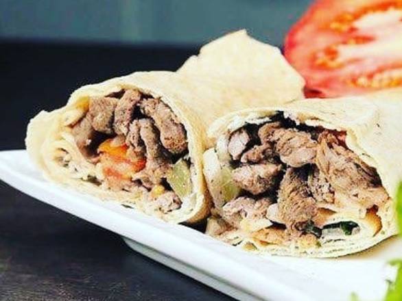 Kafta Kebab Pita Wrap.