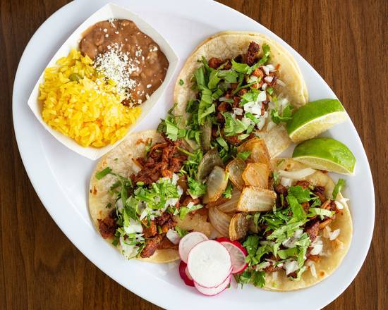 Light Spicy Pork/Al Pastor Taco Combo.