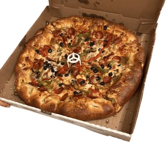 The Garbage Can Pizza.