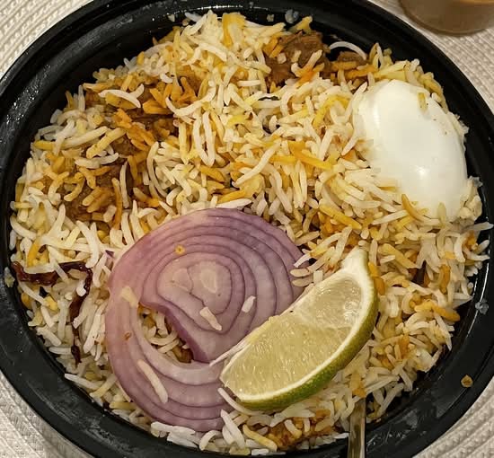 Lamb Biryani.
