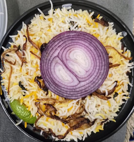 Paneer Biryani.
