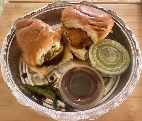 Vada pav.