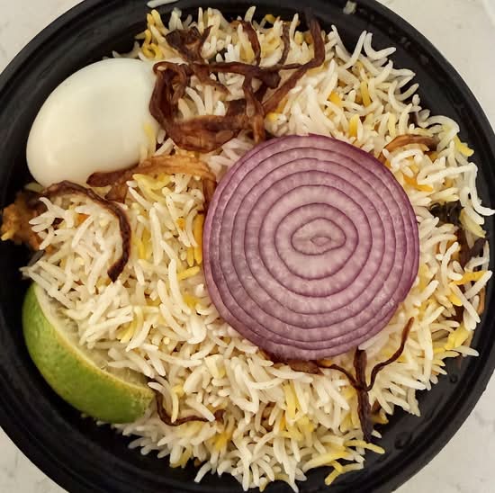 Chennai Special Chicken Biryani.