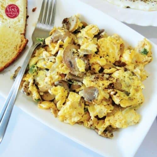 Egg and Mushroom Bowl.