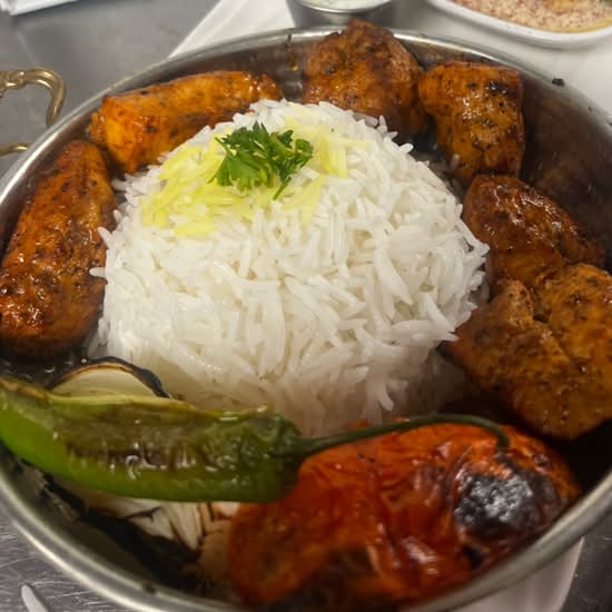 Chicken Tikka Platter.