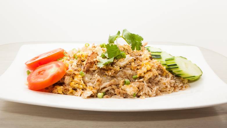 BROWN Crab Fried Rice.