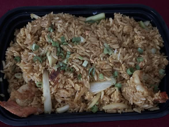 BROWN Yellow Fried Rice.