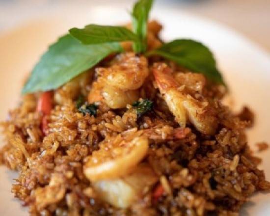 BROWN Green Basil Fried Rice.