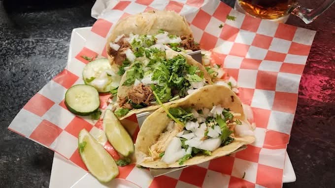 Shredded Chicken Taco.