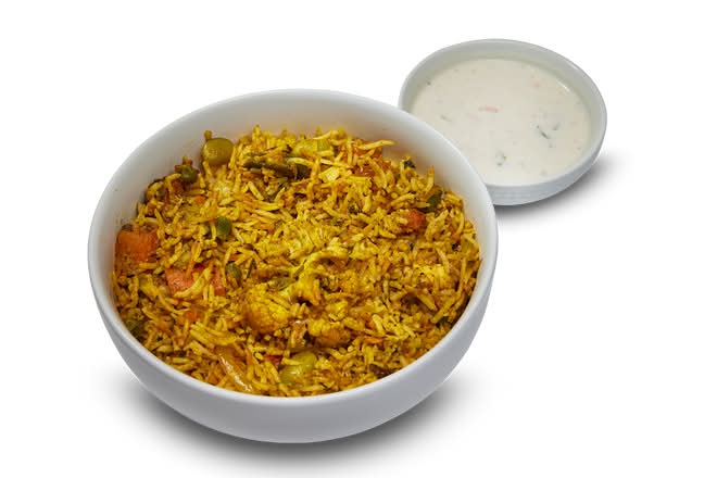 Vegetable Biryani.