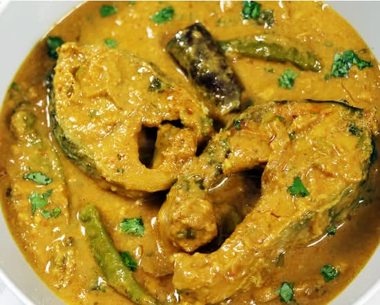 94. Ruhu Fish Curry (Available in Curry, Bhuna & Dopiaza).