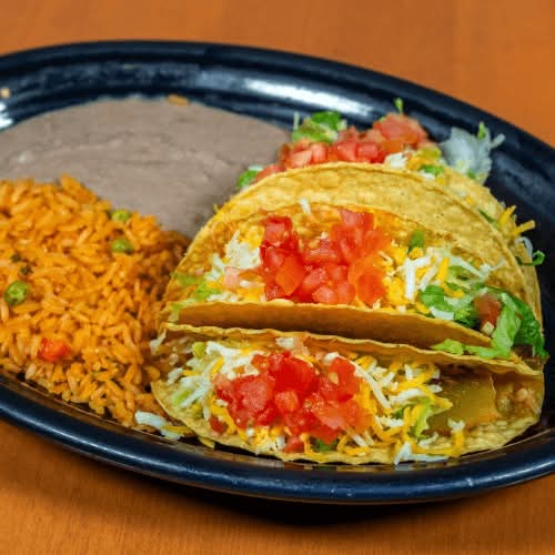 Lunch Taco plate.