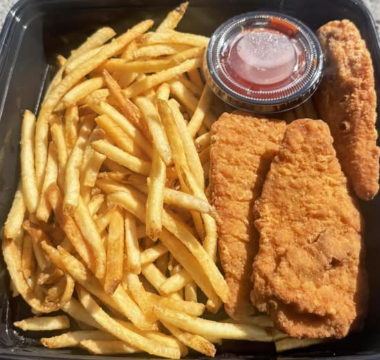 Kids Chicken Strips.