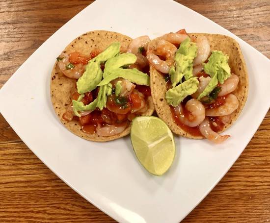Shrimp Tostadas.
