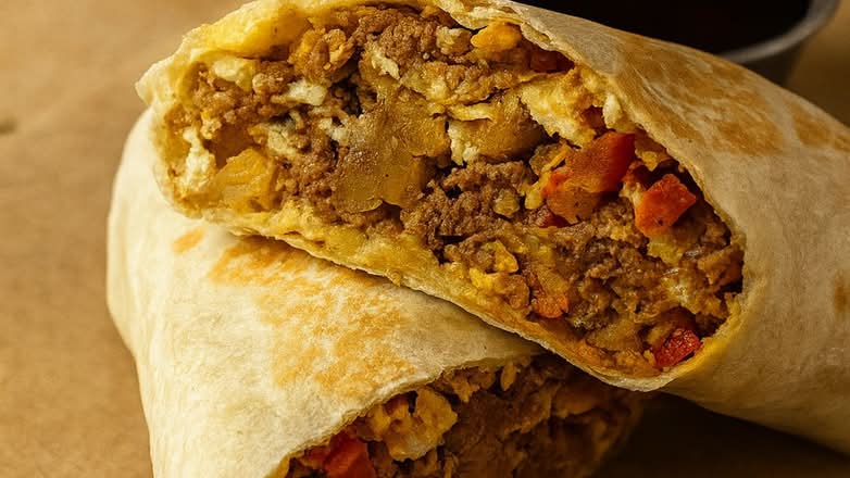 Breakfast Burritos.