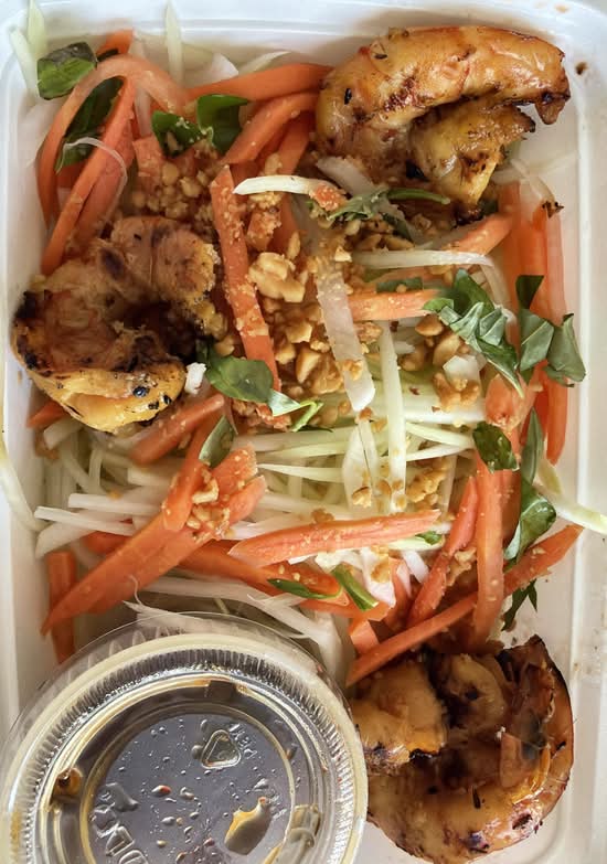 Tôm Gói (Đu Đủ).