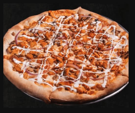 GF Buffalo Chicken Pizza.