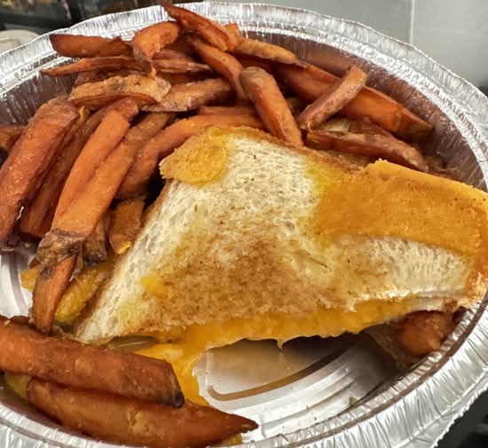 Good Old Fashioned Grilled Cheese Sandwich.