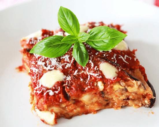 Eggplant Parmigiana.