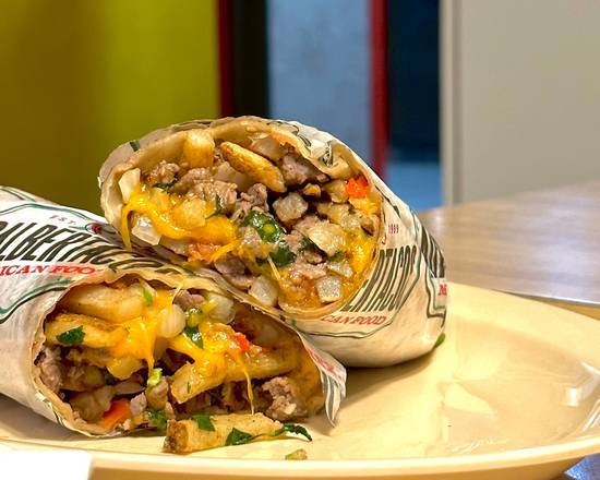 California Burrito with Soda & Side.