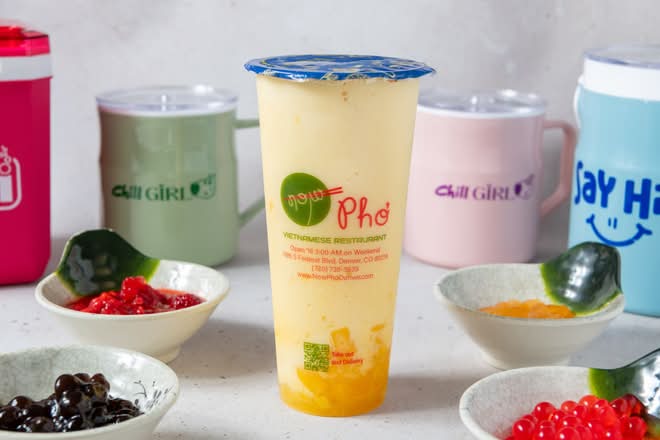 YM3 Mango Yogurt Milk Tea.