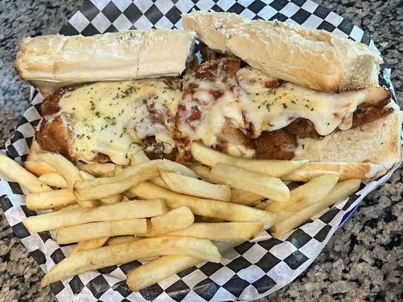 Chicken Parm Sandwich.
