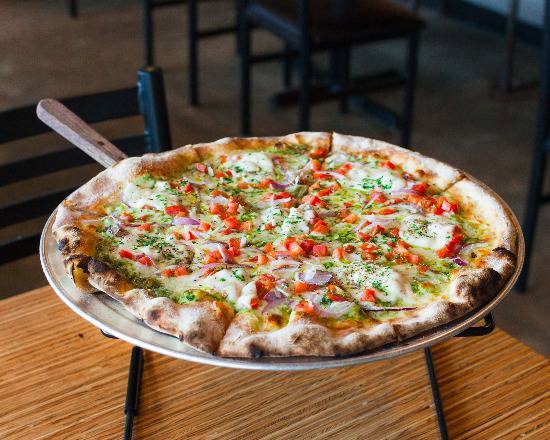 Green Blossom Pizza Slice.