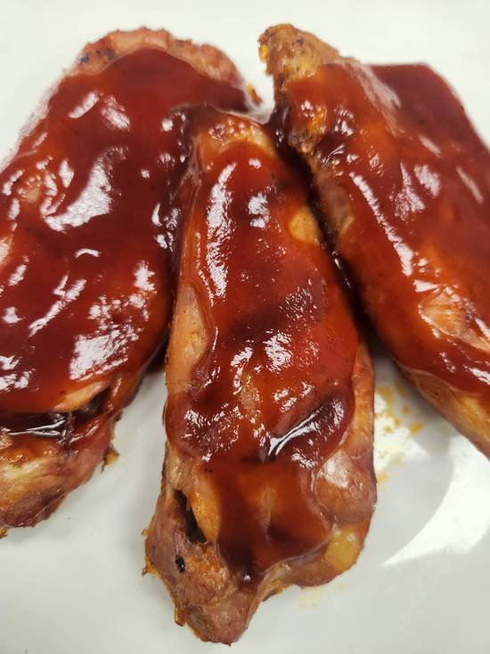 BBQ Turkey Rib Dinner.