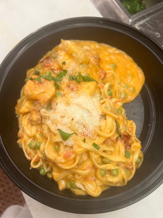 Pappardelle in Vodka Sauce Dinner.