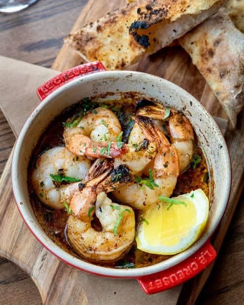 Wood Fire Shrimp.