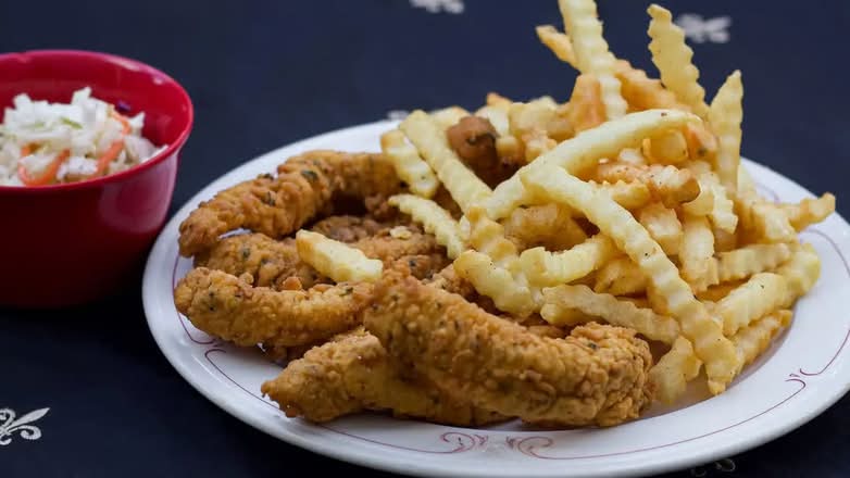 Fried Catfish Dinner.