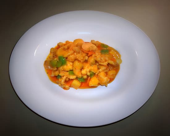 Curried Chicken.