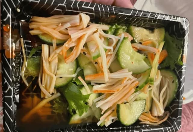 Sunomono Salad (Cucumber Salad).
