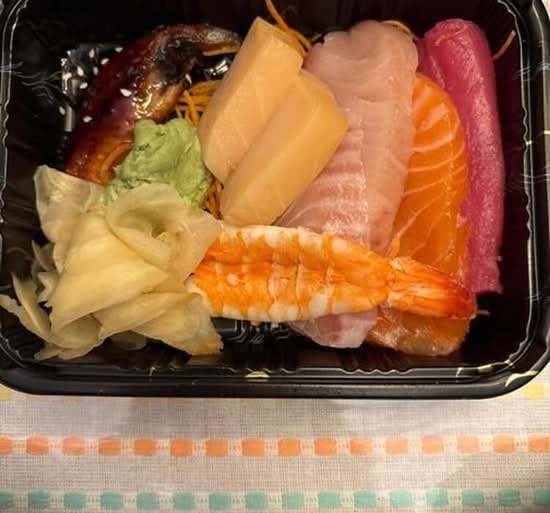 Sashimi Appetizer.