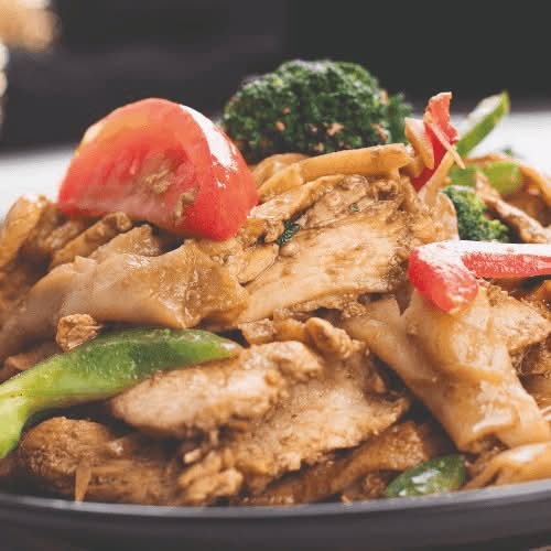 VG Drunken Noodles (Khi Mao Noodles).