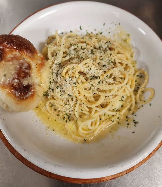Side Spaghetti with Garlic Butter.