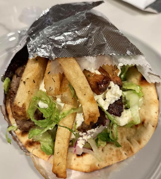 BEEF & LAMB GYRO PITA.