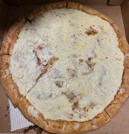 Double Crust Pizza 18".
