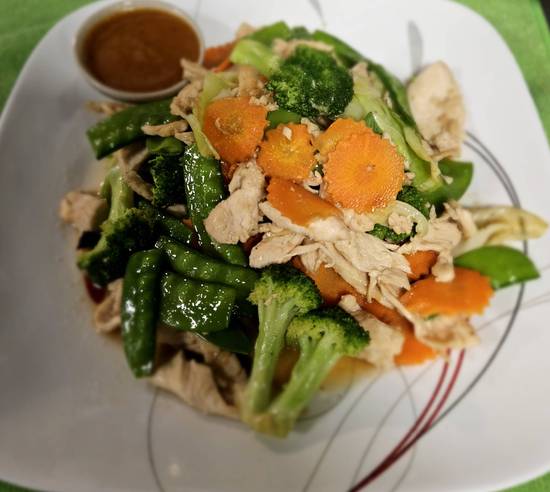 E77 Stir Fry Broccoli Dinner.