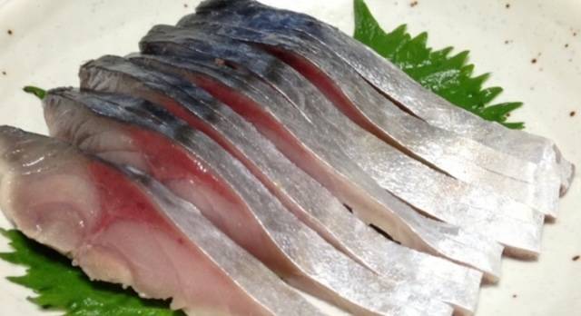 Spanish Mackerel Sashimi.