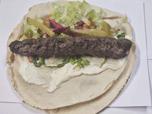 Kifta Kabob Sandwich.