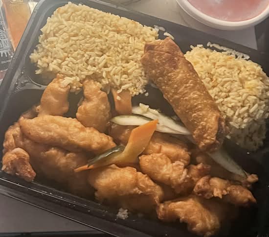 Sweet and Sour Chicken.