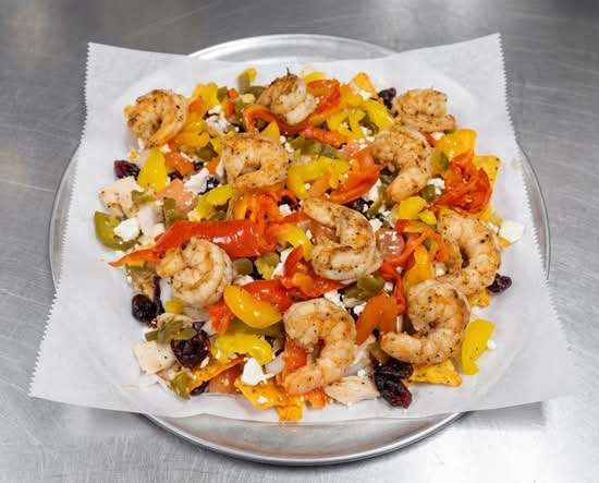 Ultimate Shrimp Nachos.